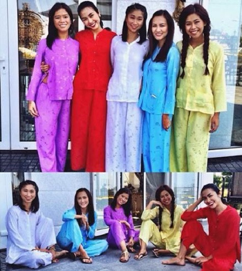 Tăng Thanh Hà cùng các chị em trong gia đình nhà chồng diện áo bà ba truyền thống giản dị Tăng Thanh Hà cùng các chị em trong gia đình nhà chồng diện áo bà ba truyền thống giản dị