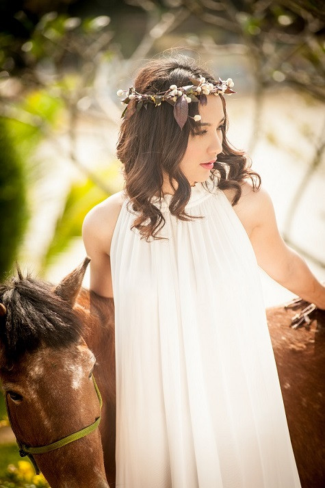 Năm Giáp Ngọ 2014, Ngọc Diễm mong muốn mình có thật nhiều sức khỏe, sự mạnh mẽ và bền bỉ của chú ngựa để có thể tiếp tục hoàn thành tốt công việc kinh doanh cũng như showbiz của mình