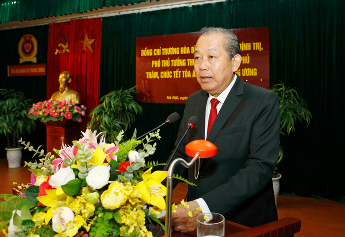 Phó Thủ tướng Thường trực Chính phủ Trương Hòa Bình phát biếu. Ảnh: VGP/Lê Sơn Phó Thủ tướng Thường trực Chính phủ Trương Hòa Bình phát biếu. Ảnh: VGP/Lê Sơn