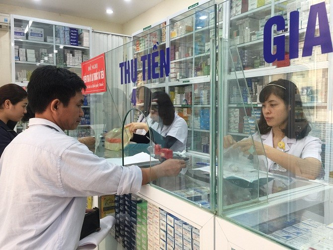 Nhà thuốc bệnh viện Xanh Pôn. (Ảnh: Sở Y tế Hà Nội) Nhà thuốc bệnh viện Xanh Pôn. (Ảnh: Sở Y tế Hà Nội)