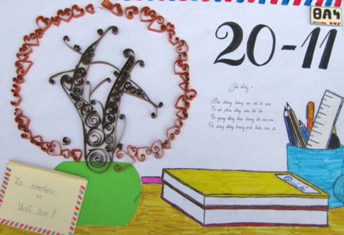 Chùm ảnh: Những tấm thiệp đầy ý nghĩa ngày Nhà giáo Việt Nam Những hình ảnh xúc động về "lớp học tật nguyền" của bà lão 80 tuổi Những hình ảnh xúc động... "Mẹ hiền của chúng con" Chùm ảnh: Ước mơ của trẻ thơ qua tranh vẽ Chùm ảnh: Những tấm thiệp đầy ý nghĩa ngày Nhà giáo Việt Nam Những hình ảnh xúc động về "lớp học tật nguyền" của bà lão 80 tuổi Những hình ảnh xúc động... "Mẹ hiền của chúng con" Chùm ảnh: Ước mơ của trẻ thơ qua tranh vẽ