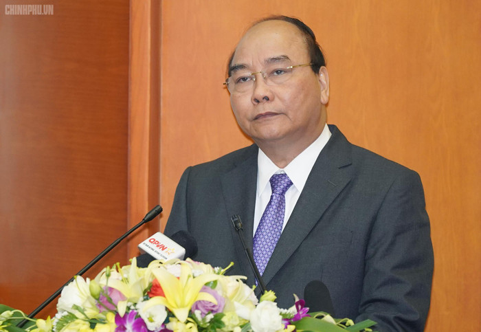 Thủ tướng phát biểu tại Hội nghị. Ảnh: VGP Thủ tướng phát biểu tại Hội nghị. Ảnh: VGP