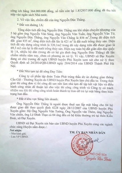 Báo cáo về sai phạm về công trình của chính quyền địa phương. Báo cáo về sai phạm về công trình của chính quyền địa phương.