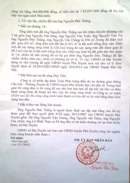 Báo cáo về sai phạm về công trình của chính quyền địa phương. Báo cáo về sai phạm về công trình của chính quyền địa phương.