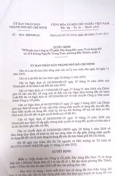 Quyết định có dấu hiệu "lợi ích nhóm" của UBND TP. Hồ Chí Minh. Quyết định có dấu hiệu "lợi ích nhóm" của UBND TP. Hồ Chí Minh.