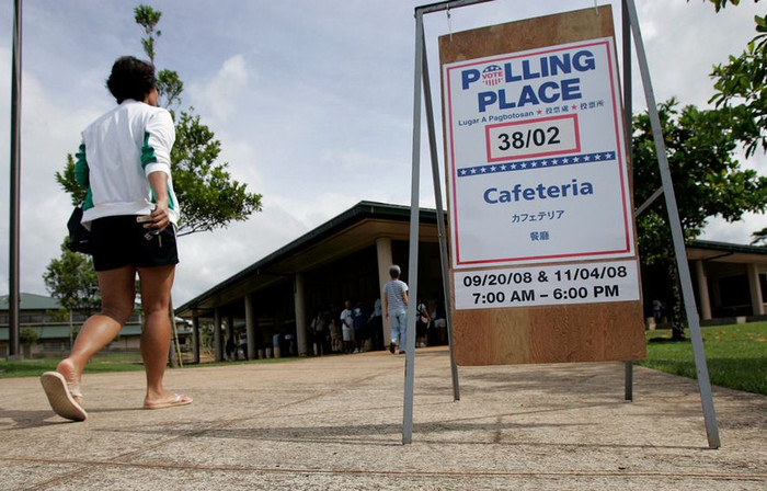 Do lãnh thổ nước Mỹ trải dài trên 6 mũi giờ nên thời điểm bắt đầu và kết thúc bầu cử cũng lệch nhau Do lãnh thổ nước Mỹ trải dài trên 6 mũi giờ nên thời điểm bắt đầu và kết thúc bầu cử cũng lệch nhau