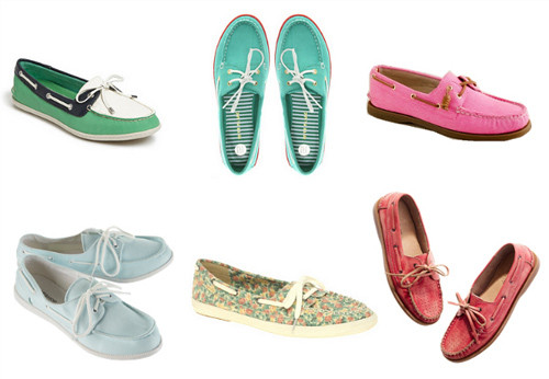 5. Giầy thuyền màu sắc - Colorful Boat Shoes Với kiểu dáng trệt, bè và mũi tròn, những đôi giầy thuyền sẽ mang nhiều điều mới lạ và thú vị cho các cô gái năng động cá tính trong hè 2012. Nó rất hợp với quần ngắn, áo pull, quần lỡ, váy áo mang phom dáng thể thao trẻ trung. Ảnh: Giầy thuyền với những sắc màu đáng yêu. 5. Giầy thuyền màu sắc - Colorful Boat Shoes Với kiểu dáng trệt, bè và mũi tròn, những đôi giầy thuyền sẽ mang nhiều điều mới lạ và thú vị cho các cô gái năng động cá tính trong hè 2012. Nó rất hợp với quần ngắn, áo pull, quần lỡ, váy áo mang phom dáng thể thao trẻ trung. Ảnh: Giầy thuyền với những sắc màu đáng yêu.