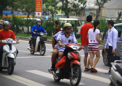 Luật giao thông bị bỏ quên.
