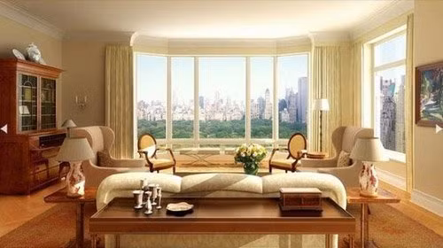 Một phòng khách thanh lịch khác.