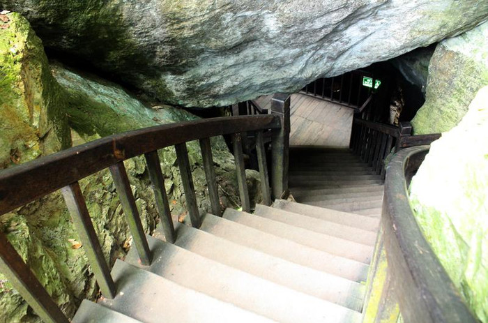 Nằm cách trung tâm thành phố Đồng Hới (Quảng Bình) chừng 60km về phía Tây Bắc, động Thiên Đường có độ dài 31,4km, độ cao có chỗ lên đến gần 100m, khoảng rộng nhất gần 200m. Nằm cách trung tâm thành phố Đồng Hới (Quảng Bình) chừng 60km về phía Tây Bắc, động Thiên Đường có độ dài 31,4km, độ cao có chỗ lên đến gần 100m, khoảng rộng nhất gần 200m.