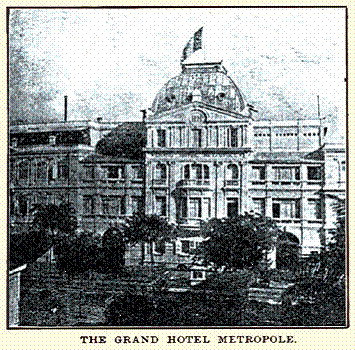 Trong quá khứ, đây từng là nơi nhiều nguyên thủ, đại sứ và nhiều nhân vật nổi tiếng các nước tới nghỉ chân. Ảnh: Bức ảnh này do một trong những khách hàng đầu tiên của Metropole, nhà văn kiêm nhà báo Alfred Cunningham thực hiện năm 1902. Trong quá khứ, đây từng là nơi nhiều nguyên thủ, đại sứ và nhiều nhân vật nổi tiếng các nước tới nghỉ chân. Ảnh: Bức ảnh này do một trong những khách hàng đầu tiên của Metropole, nhà văn kiêm nhà báo Alfred Cunningham thực hiện năm 1902.