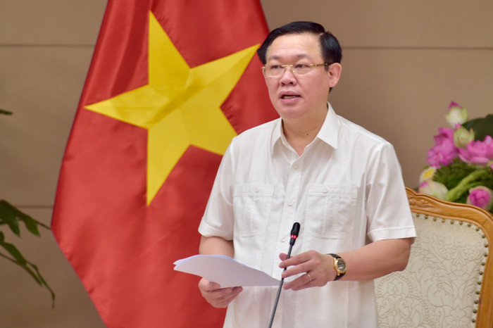 Phó Thủ tướng Vương Đình Huệ chủ trì cuộc họp. Ảnh: VGP Phó Thủ tướng Vương Đình Huệ chủ trì cuộc họp. Ảnh: VGP