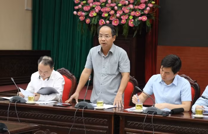 Ông Lê Tự Lực phát biểu. Ảnh: Đỗ Thơm