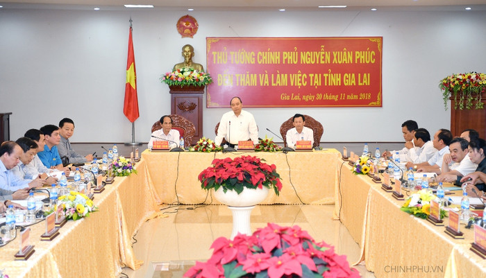 Quang cảnh buổi làm việc. Ảnh: VGP Quang cảnh buổi làm việc. Ảnh: VGP