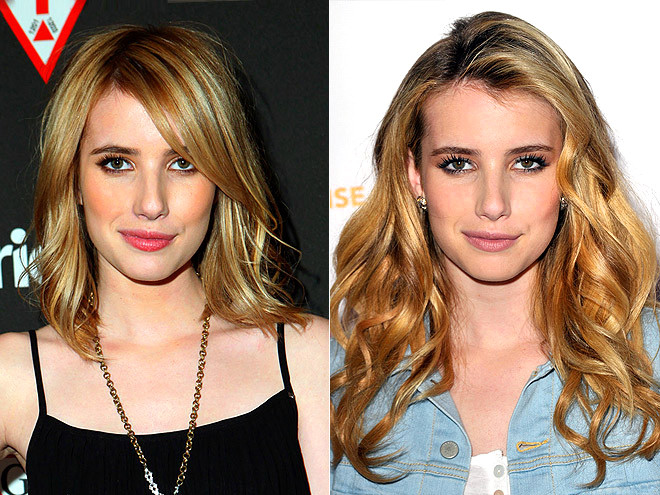 Dù là kiểu tóc nào, Emma Robert vẫn vô cùng xinh đẹp và cuốn hút.