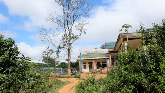 Điểm mầm non trường thôn Trầm (xã Pa Nang, huyện Đakrông, Quảng Trị). Ảnh: LC