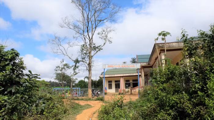 Điểm mầm non trường thôn Trầm (xã Pa Nang, huyện Đakrông, Quảng Trị). Ảnh: LC Điểm mầm non trường thôn Trầm (xã Pa Nang, huyện Đakrông, Quảng Trị). Ảnh: LC