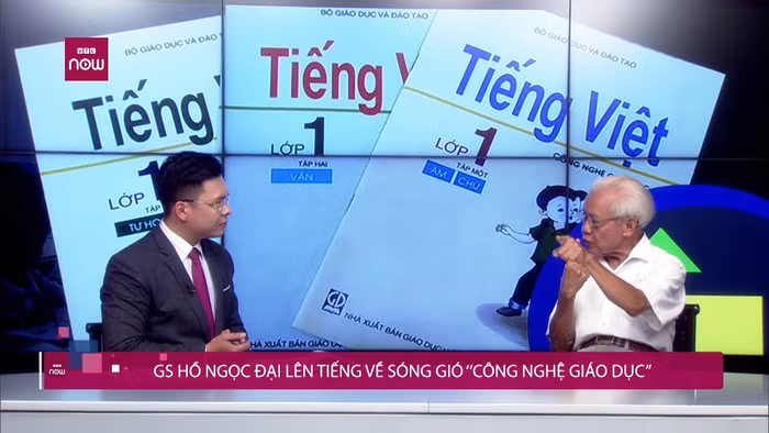 Ảnh chụp màn hình clip thầy Hồ Ngọc Đại chia sẻ với truyền thông trên Youtube.