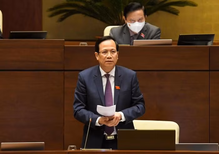Bộ trưởng Bộ Lao động - Thương binh và Xã hội Đào Ngọc Dung. Ảnh: Quochoi.vn