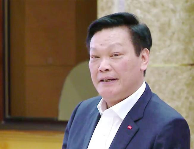 Thứ trưởng Bộ Nội vụ - ông Nguyễn Duy Thăng trả lời tại buổi họp báo ngày 2/3. Ảnh: TP Thứ trưởng Bộ Nội vụ - ông Nguyễn Duy Thăng trả lời tại buổi họp báo ngày 2/3. Ảnh: TP