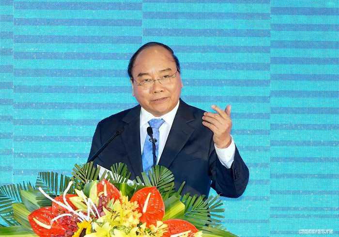 Thủ tướng phát biểu tại buổi lễ. Ảnh: VGP Thủ tướng phát biểu tại buổi lễ. Ảnh: VGP