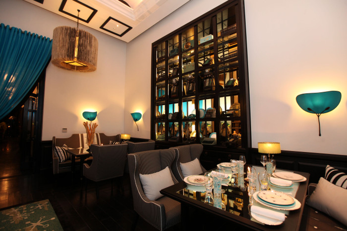 Một góc của nhà hàng La Maison 1888 được thiết kế ấm cúng