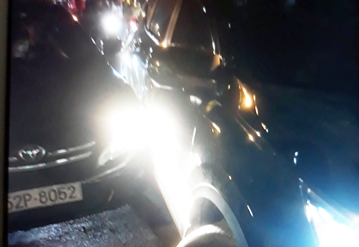 Hiện trường vụ việc. (Ảnh: H.L)