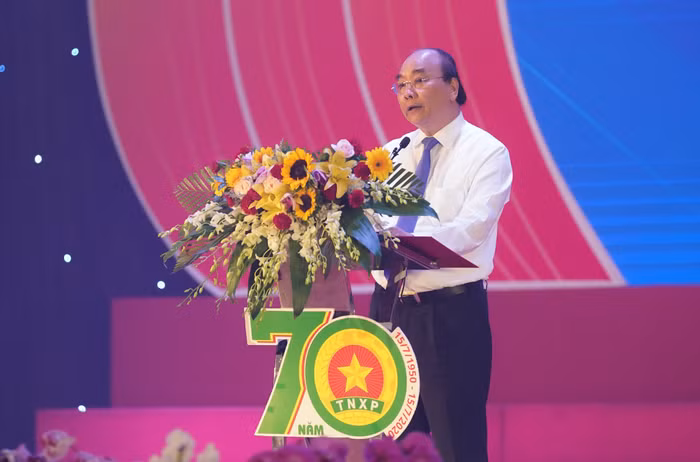 Thủ tướng phát biểu. Ảnh: VGP