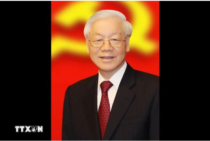Đồng chí Nguyễn Phú Trọng, Tổng Bí thư Ban Chấp hành Trung ương Đảng Cộng sản Việt Nam. Le tang Tong bi thu.JPG