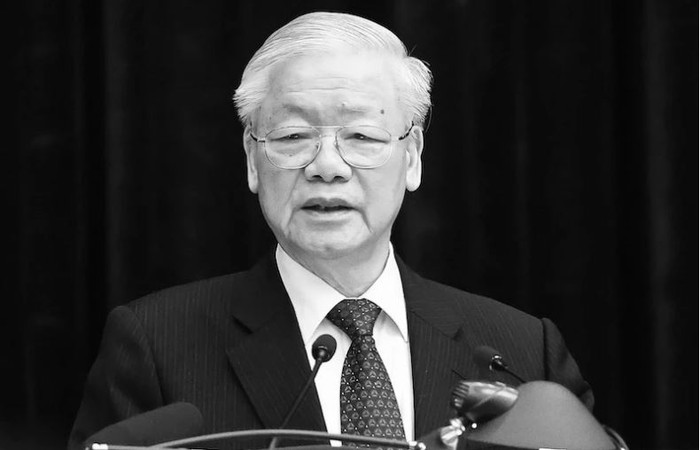 Tổng Bí thư Nguyễn Phú Trọng. (Ảnh: Đăng Khoa) ban le tang.JPG