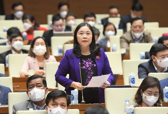 Đại biểu Đoàn Thị Hảo - Đoàn Thái Nguyên. Ảnh: Media Quốc hội