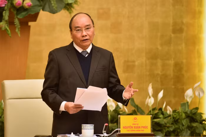 Thủ tướng phát biểu tại hội nghị. Ảnh: VGP