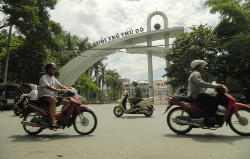 Công viên Tuổi trẻ Thủ đô. Ảnh: Phan Thiên Công viên Tuổi trẻ Thủ đô. Ảnh: Phan Thiên