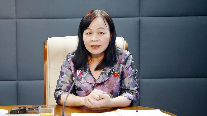 Phó chủ nhiệm Ủy ban Văn hóa, Giáo dục của Quốc hội - Bà Nguyễn Thị Mai Hoa bày tỏ sự ấn tượng với cách tư duy theo hướng mở, đa chiều và chủ động của các trường về vấn đề liên kết đào tạo. Ảnh: Báo Đại biểu nhân dân Phó chủ nhiệm Ủy ban Văn hóa, Giáo dục của Quốc hội - Bà Nguyễn Thị Mai Hoa bày tỏ sự ấn tượng với cách tư duy theo hướng mở, đa chiều và chủ động của các trường về vấn đề liên kết đào tạo. Ảnh: Báo Đại biểu nhân dân