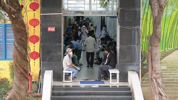 Nhiều học nhập viện với các trị chứng rối loạn tiêu hóa, nghi ngộ độc thực phẩm. (Ảnh: Đặng Tuấn/TTXVN)