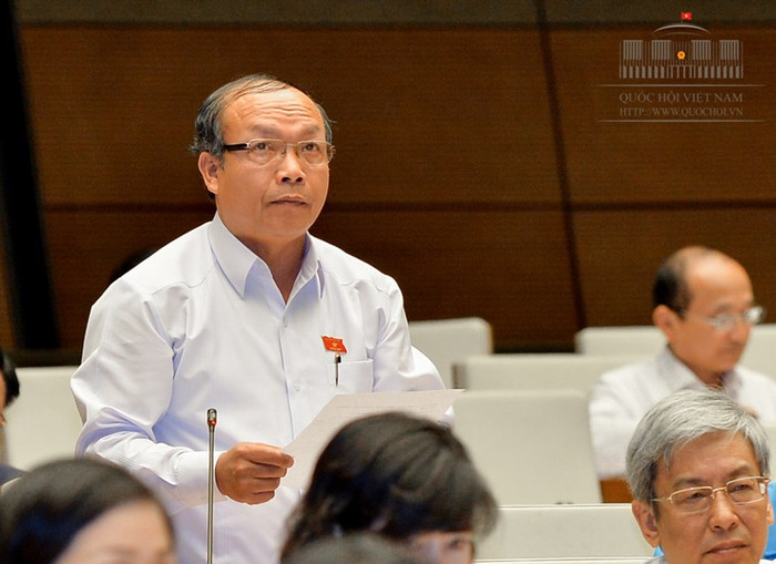 Đại biểu Đinh Duy Vượt nhấn mạnh, vì lợi ích nhóm, tồn tại nhiều quy hoạch treo nhiều nhiệm kỳ. . (Ảnh: Quochoi.vn)