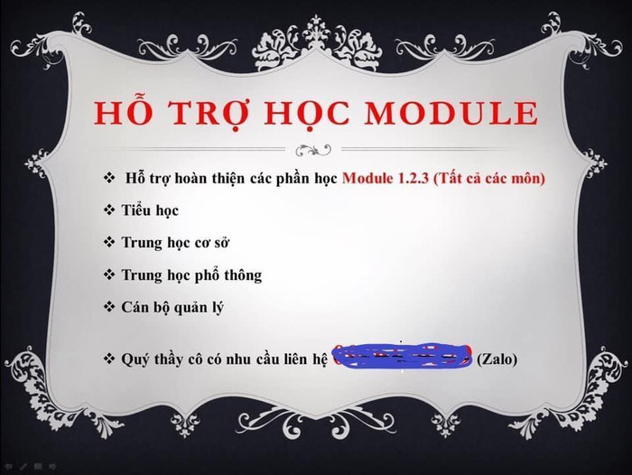 Quảng cáo học hộ các mô đun trên mạng xã hội. (Ảnh chụp màn hình do tác giả cung cấp) Quảng cáo học hộ các mô đun trên mạng xã hội. (Ảnh chụp màn hình do tác giả cung cấp)