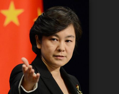 Người phát ngôn Bộ Ngoại giao Trung Quốc Hoa Xuân Oánh, ảnh: The Japan Times. Người phát ngôn Bộ Ngoại giao Trung Quốc Hoa Xuân Oánh, ảnh: The Japan Times.