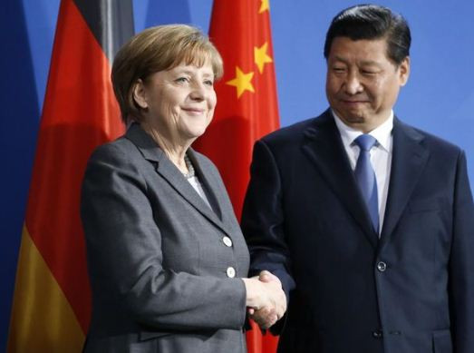 Thủ tướng Đức Angela Merkel và Chủ tịch Trung Quốc Tập Cận Bình, ảnh: katehon.com. Thủ tướng Đức Angela Merkel và Chủ tịch Trung Quốc Tập Cận Bình, ảnh: katehon.com.