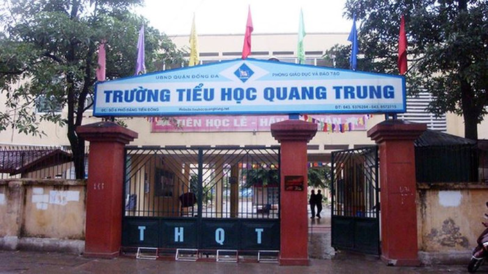 Trường Tiểu học Quang Trung. Ảnh: An ninh Thủ đô Trường Tiểu học Quang Trung. Ảnh: An ninh Thủ đô