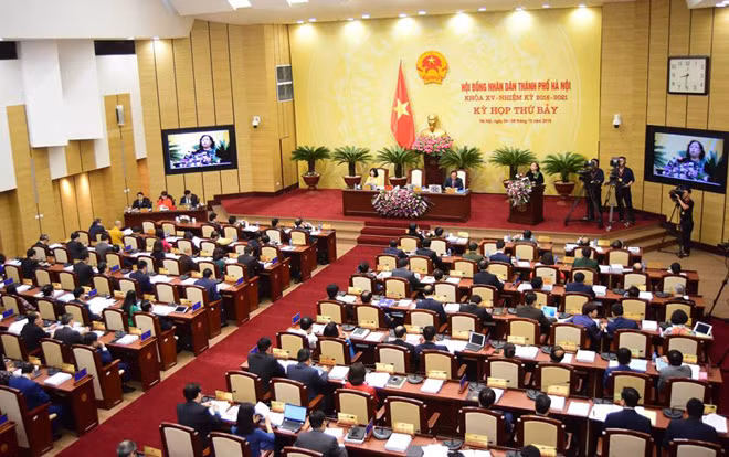 Quang cảnh kỳ họp. Ảnh: Hà Nội mới Quang cảnh kỳ họp. Ảnh: Hà Nội mới