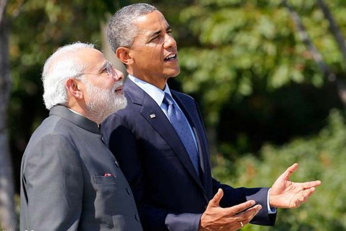 Thủ tướng Ấn Độ Narendra Modi và Tổng thống Mỹ Barack Obama. Thủ tướng Ấn Độ Narendra Modi và Tổng thống Mỹ Barack Obama.