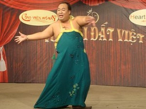 Một thí sinh trong "Vua hài đất Việt" (Nguồn: Internet)