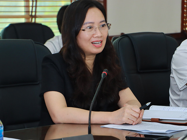 Tiến sĩ Mai Thị Huyền - Phó Hiệu trưởng Trường Đại học Nông Lâm Bắc Giang. Ảnh: website nhà trường lvdhtt(1).jpg