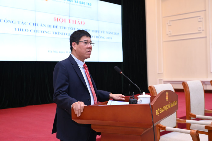 Ông Huỳnh Văn Chương - Cục trưởng Cục Quản lý chất lượng, Bộ Giáo dục và Đào tạo DSC_0400.JPG