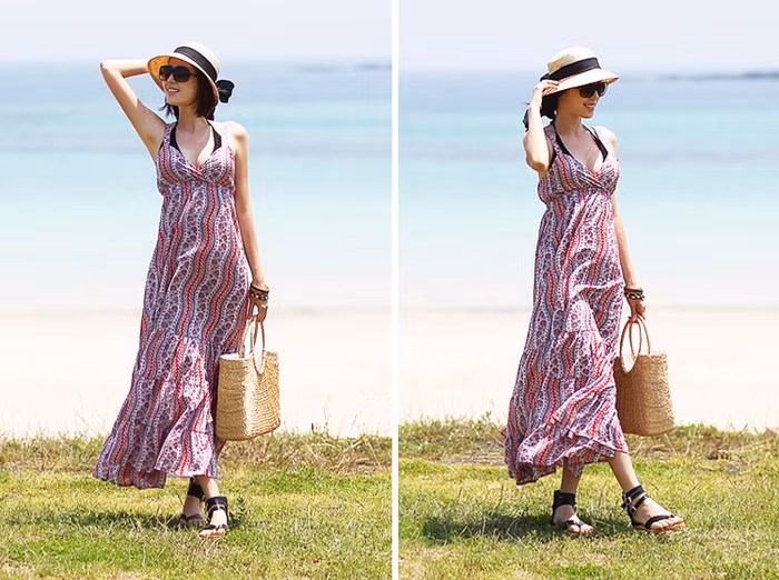 Và đầy quyến rũ khi thướt tha đi trên biển. Xem thêm: Màn lột xác ngoạn mục của Vic Becks: góc nhìn toàn cảnh