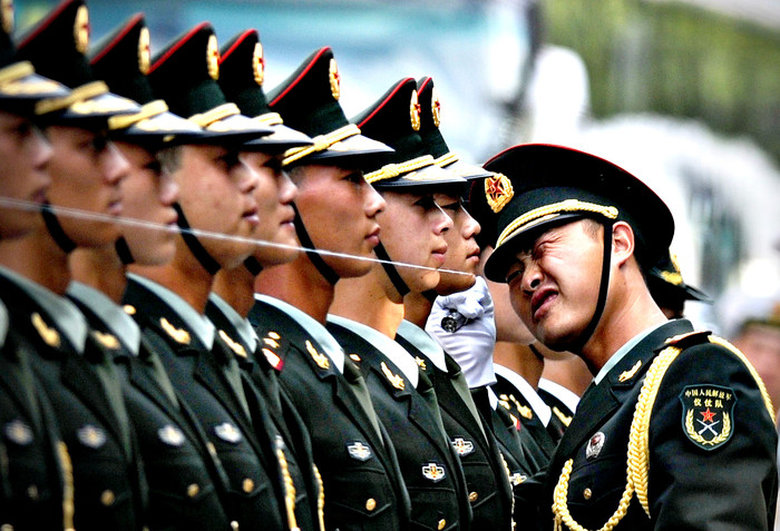 Lính Trung Quốc, hình minh họa. Lính Trung Quốc, hình minh họa.