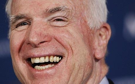 Thượng nghị sĩ John McCain, Chủ tịch Ủy ban Quân vụ Thượng viện Hoa Kỳ. Ảnh: Telegraph. Thượng nghị sĩ John McCain, Chủ tịch Ủy ban Quân vụ Thượng viện Hoa Kỳ. Ảnh: Telegraph.