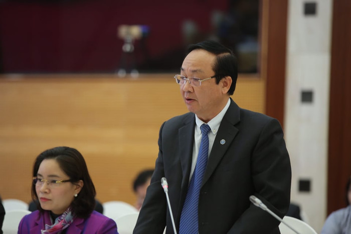 Ông Nguyễn Thế Hùng - Phó Chủ tịch Ủy ban Nhân dân Thành phố Hà Nội trả lời tại họp báo. Ảnh: T.Tùng Ông Nguyễn Thế Hùng - Phó Chủ tịch Ủy ban Nhân dân Thành phố Hà Nội trả lời tại họp báo. Ảnh: T.Tùng