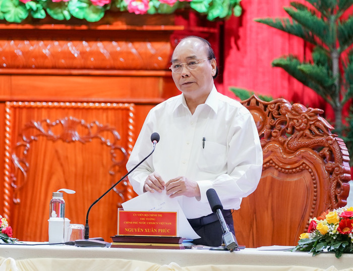 Thủ tướng phát biểu. Ảnh: VGP Thủ tướng phát biểu. Ảnh: VGP
